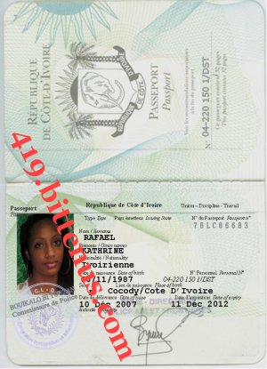 Kathrine passport